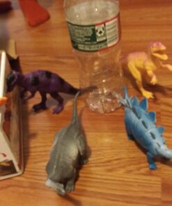 PREXTEX Dinosaur Figures for Kids 3-5+ (12 Plastic Dinosaurs Figurines with Educational Dinosaur Book) Dinosaur Toys Set for Toddlers Learning & Development (Boys & Girls) Dino Book with Dino Figures 82 81f qxvYneL