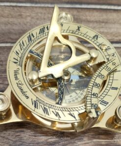 Nautical Dreams Maritime Sundial Compass Vintage Shiny Brass Pirate's Booty Travellers Survival Gear Hikers 11 81f1JugMRKL