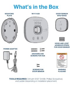 CHAMBERLAIN Smart Garage Control - Wireless Garage Hub and Sensor with Wifi & Bluetooth - Smartphone Controlled, myQ-G0401-ES, White myQ Smart Garage™ Control 36 81f2b717OL 1