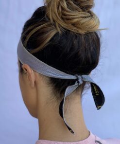 Halo Headband Halo I- Custom Fit- Tie Sweatband Pullover for Men and Women, No Slip with Moisture Wicking Dryline Fabric ROYAL 10 81f3DH6q9AL