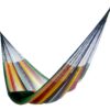 Hammocks Rada Mayan-Made Matrimonial Yucatan Hammock - Two Person Hammock - Artisan Crafted in Central America - Fits 12.5 to 13 Feet Hammock Stand - Up to 550 Pounds, Tropical Multicolor Multi Color 57 81f3cSlyvSL