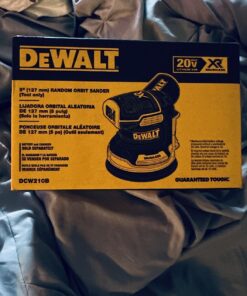 DEWALT 20V MAX Orbital Sander, 12,000 OPM, Brushless Motor for Extra Long Run Time, Bare Tool Only (DCW210B) 51 81f40u9laaL