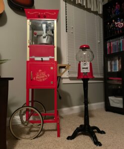 6260 Great Northern 15" Vintage Candy Gumball Machine & Bank with Stand - Everyone Loves Gumballs! Red 44 81f4NMuUdnL
