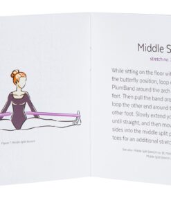 The PlumBand Stretch Band for Dance and Ballet – Colors and Sizes for Kids & Adults – Improve Your Splits, Strength, and Flexibility with Stretching – Printed Instruction Booklet and Travel Bag Plum Purple Regular 33 81f5MgUuhVL