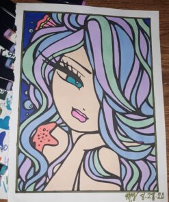 Sweet & Simple Whimsy Girls: Mermaids and More to Color 80 81f5a12w7SL