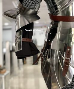 Medieval LARP Fantasy Costume Steel Armour Cuirass Breastplate 10 81f86o0GYXL