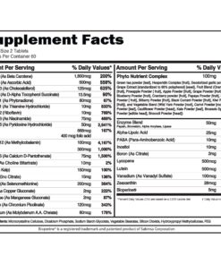 EVL Advanced Daily Multivitamin for Men - Men's Multivitamin with Essential Minerals Phytonutrient Complex and VitaMode Active Mens Vitamins for Energy with Lycopene for Muscle Bone and Immune Support 60 Serving 16 81f9eYwg 7L