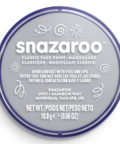 Snazaroo Classic Face and Body Paint, 18.8g (0.66-oz) Pot, Light Grey 45 81fBl300HpL