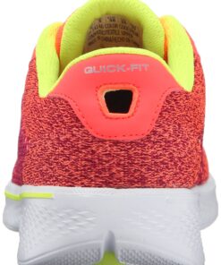 Skechers Performance Women's Go Walk 4 Exceed Walking Shoe 6 Pink/Lime 10 81fBvV PZCL