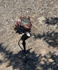 ZUCKEO Low Voltage Landscape Lights LED Landscape Lighting, 5W 12V Garden Pathway Lights Waterproof Warm White Walls Trees Flags Outdoor Landscape Spotlights with Stakes (8 Pack) 57 81fDSAEBsL