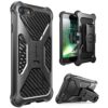 i-Blason Case for iPhone SE 2020 / iPhone 7/8, Transformer Kickstand iPhone 8 2017 Release Heavy Duty Dual Layer Combo Holster Cover Case with Locking Belt Swivel Clip (Black) 41 81fG5scSaXL
