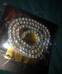 Niv's Bling 18K Gold Canary CZ Top Bottom Custom Grillz Silver 20.0 Inches 11 81fGIO6H8AL