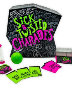 Wonder Forge Sick & Twisted Charades Party Game for Adults Age 18 & Up - 1,000 Outrageous, Salacious, Hilarious Words to act Out! 3 81fH5w mtLL