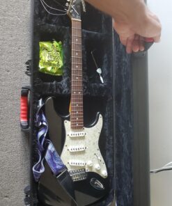 Gator Cases Molded Flight Case For Strat/Tele Style Electric Guitars With TSA Approved Locking Latch (GTSA-GTRELEC) 42 81fLiXvk RL