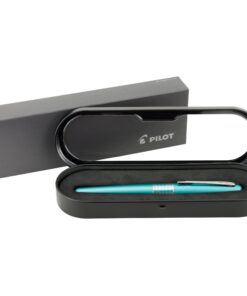 PILOT MR Retro Pop Collection Fountain Pen in Gift Box, Turquoise Barrel with Dots Accent, Fine Point Stainless Steel Nib, Refillable Black Ink (91446) 28 81fLoebekrL