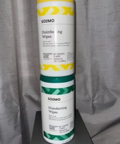 Amazon Basics Disinfecting Wipes, Lemon & Fresh Scent, Sanitizes/Cleans/Disinfects/Deodorizes, White, 340 Count (4 Packs of 85) (Previously Solimo) 85 Count (Pack of 4) 4Pack--2 Lemon, 2 Fresh 35 81fMomMB jL