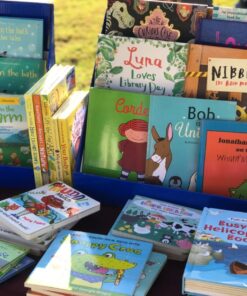 Classroom Keepers Sturdy Cardboard Book Shelf, 3-Tiered, Blue, 17" H x 20" W x 10" D, 1 Unit Mailbox 32 81fNFw0QYPL