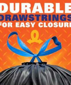 Hefty Strong Large Trash Bags, 30 Gallon, 74 Count 74 Count (Pack of 1) 21 81fP0YSxB3L