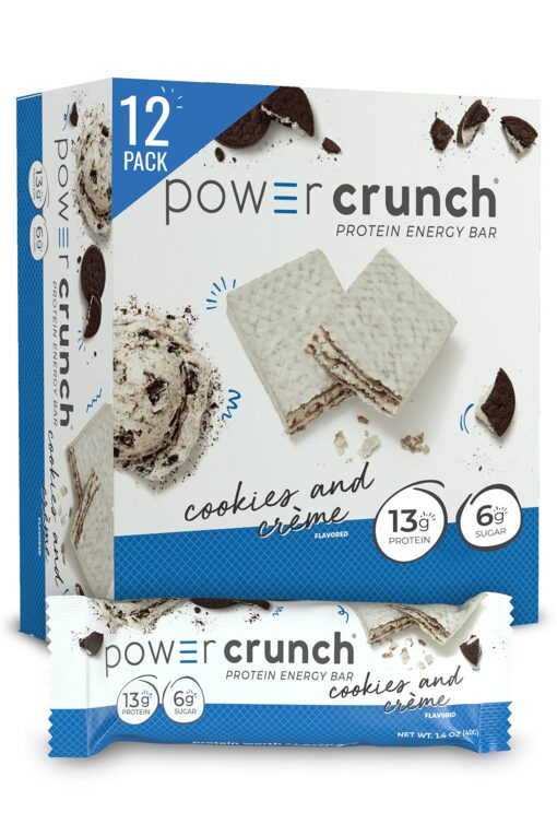 Power Crunch Protein Energy Bar, Cookies & Cream 12 ea