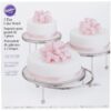 Wilton Cakes 'N More 3-Tier Cupcake and Cake Stand Display, Silver 23 81fR0Gnh LL
