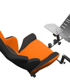 Openwheeler Advanced Racing Seat Driving Simulator Gaming Chair with Gear Shifter Mount Orange 14 81fS42707L