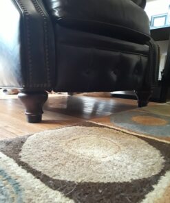 Slipstick CB511 1 Inch Tall Floor Protector Furniture Feet with Non Slip Rubber Grip (Set of 4) 2" Wide x 1" Height - Black Plastic 1" Tall (4 Pack) 22 81fSb hqU9L