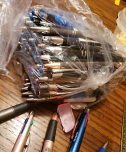 DG Collection (5lb Box Approx. 200-250 pens) Assorted Retractable Ballpoint Pens Office Ink Pen Supplies Big Bulk Lot 63 81fSixNTKoL