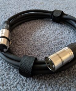 Amazon Basics XLR Microphone Cable for Speaker or PA System, All Copper Conductors, 6MM PVC Jacket, 10 Foot, Black 1-Pack 10 Feet 54 81fTMFzrtXL