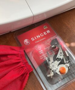 SINGER | Ruffler Attachment Presser Foot, Perfectly Spaced Pleats / Gathers, Easily Adjust Closeness & Depth, Light to Medium Fabrics - Sewing Made Easy, Silver 19 81fVRVL5AL 1