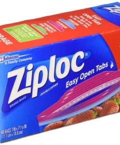 Ziploc Easy Open, Storage Quart 48 Count