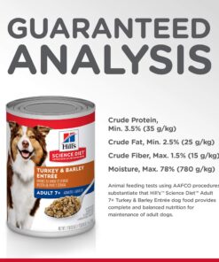 Hill's Science Diet Wet Dog Food, Turkey & Barley Recipe, 13 oz. Cans, 12-Pack 13 Oz, 12 Pack 27 81fWnE0 5tL
