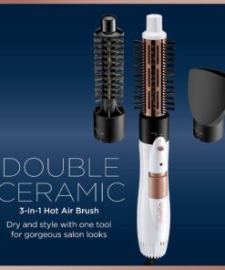 Conair Double Ceramic 3-in-1 Hot Air Brush, Dry as You Style 19 81fYbgHXkGL