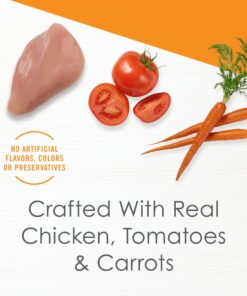 Purina Fancy Feast Lickable Wet Cat Food Broth Topper, Creamy With Chicken and Vegetables - (16) 1.4 oz. Pouches Creamy Chicken & Vegetables 1.40 Ounce (Pack of 16) 12 81fZeRd7KIL