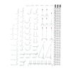National Hardware S819-841 CD8377 51 Piece Peg Board Hook Kit in Zinc,51-Piece Kit 16 81fcrFtoP9L