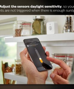 Philips Hue Smart Motion Sensor (Installation-Free Exclusive for Philips Hue Lights), White, Model:473389 30 81fdI9XmNwL