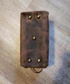 KOMALC Premium Buffalo Leather Unisex Toiletry Bag Travel Dopp Kit Distressed Tan 49 81fdSDt8ZjL