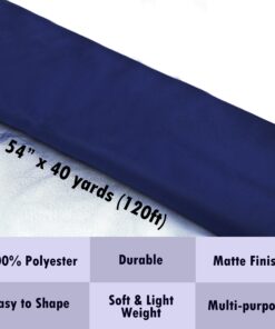 Craft And Party, Navy Blue Fabric Tulle Roll 54 Inch by 40 Yards (120 ft) Fabric Tulle Bolt for DIY Tutu Skirt, Wedding and Decoration (Navy Blue) 54" x 40 yards 21 81fdU Q4mL