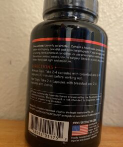 Force Factor Volcano Pre Workout Nitric Oxide Booster Supplement for Men with Creatine and L-Citrulline to Boost and Energy, Help Build Muscle, Better Pump and Workout, 120 Capsules 27 81fdX0VRIOL