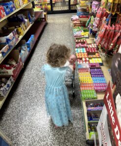 Melissa & Doug Toy Shopping Cart With Sturdy Metal Frame - Toddler Shopping Cart, Pretend Grocery Cart, Supermarket Pretend Play Shopping Cart For Kids Ages 3+ 33 81feLTWuJzL