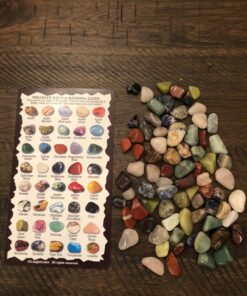 ROCK ON! Geology Game with Rock & Mineral Collection – Collect and Learn with STEM-based Educational Science Kit in Carrying Tote - Amethyst, Rhodonite, Selenite Crystal, Unakite and lots more 42 81fgHc5cPWL