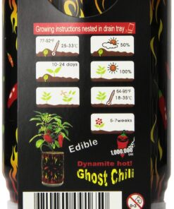 Alternative view of Ghost chili pepper - The hottest pepper in the world!!! 1,000,000 Heat Laval