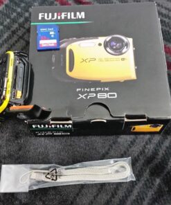 Fujifilm FinePix XP80 Waterproof Digital Camera with 2.7-Inch LCD (Yellow) Yellow 100 81fj6YF3a6L