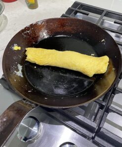 Matfer Bourgeat, Gray 0 Black Steel Round Frying Pan, 10 1/4-Inch 41 81fjoOkmV4L