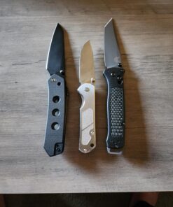 Sanrenmu 7010 Folding Pocket Knife EDC Knife 12C27 Blade Frame Lock Stainless Steel Handle with Clip 39 81fk i2FttL