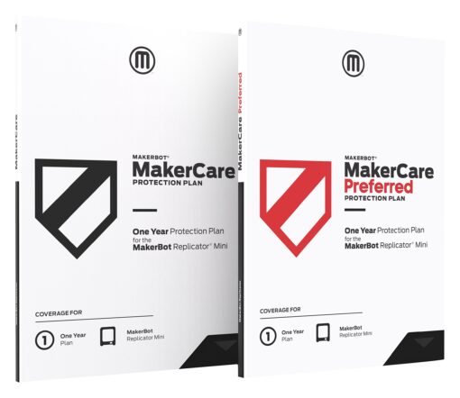 MakerBot MP07020 Makercare Preferred Protection Plan for Replicator Mini+ - 1 Year