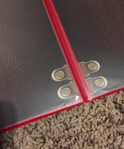 Stratagem The Master's Tome 4-Panel Customizable GM Screen with Free Inserts – Dry Erase, Dungeon & Game Master Accessory for Tabletop RPG Campaigns (Red) Red 18 81fnc wBk0L