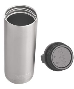 Alternative view of YETI Rambler 18oz Bottle Stainless Steel