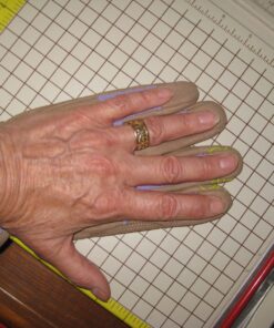 MAGID Extra-Long Thornproof Pruning and Gardening Gloves for Men, 1 Pair, Size 8/M with Forearm Protection, Tan & Purple 21 81fp2DDK6GL