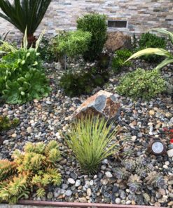 SunKite Solar Powered Rock Light, 2 Pack 10 LED Waterproof Garden Stone Lights Outdoor Landscaping Spotlights, Yard Patio Pathway Driveway Landscape Rock Brown 15 81fpyw6DXpL