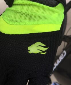 FIRELION Bike Gloves for Men/Women Cycling,Cycling Gloves for Outdoor MTB DH Road Racing,Full Finger Half Finger Padded Bicycle Protective Gloves,Non-Slip Shock-Absorbing Touchscreen Riding Gloves Large Green 21 81fq4qpJ30L